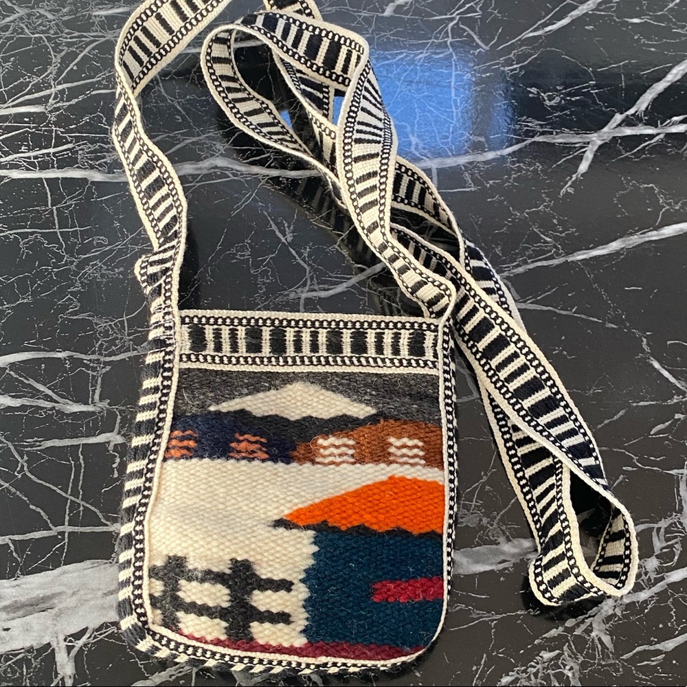 Handmade artisan coin purse from Guatemala